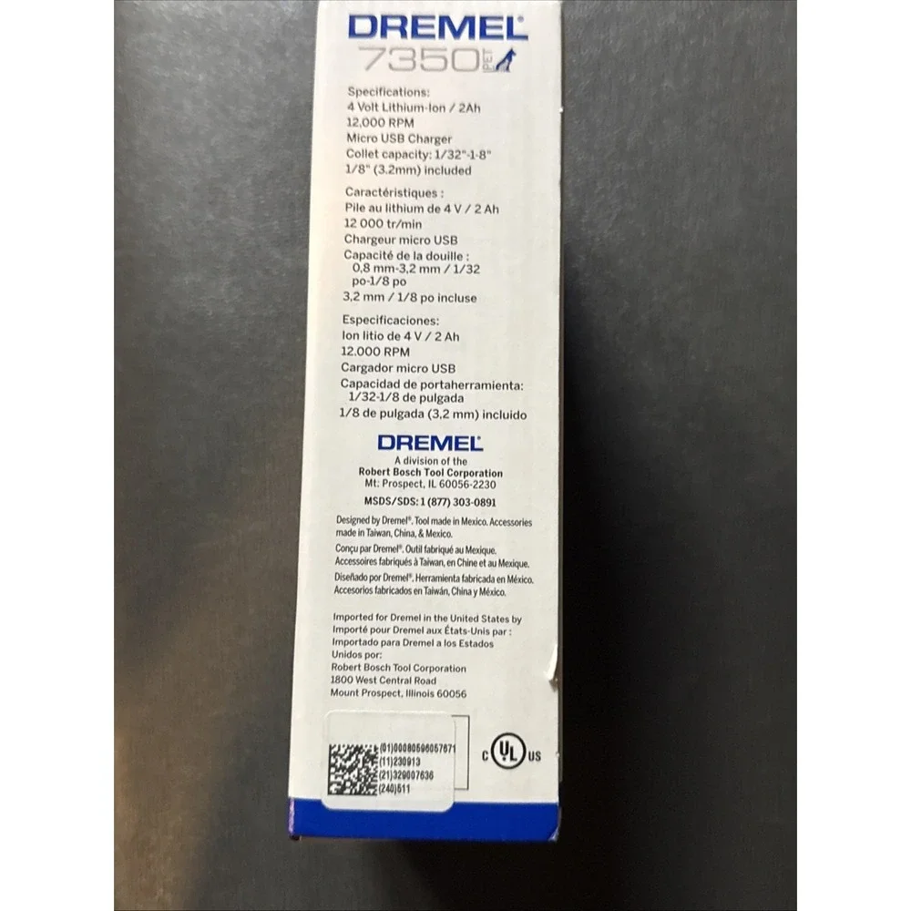 Dremel 7350-PET 4V Pet & Dog Nail Grinder, Easy-To-Use & Safe Nail Groomer